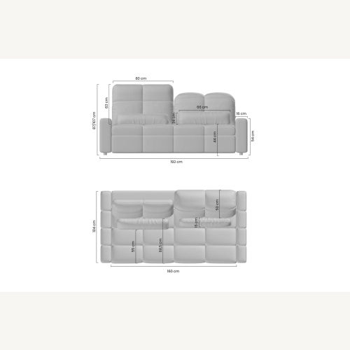 SOFA MAGNELIO PRESTIGE BL-C+3SE+BP-C